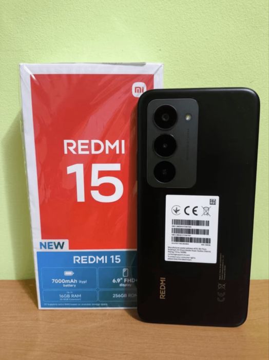 Телефон/Смартфон Xiaomi Redmi 15 8/256Gb Midnight Black Новий