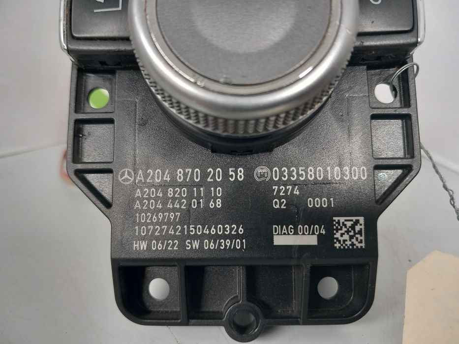 Botão comando multimédia multifunções Mercedes Classe C W204