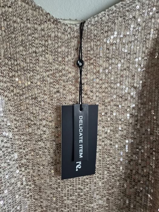 Sukienka cekiny threadbare L