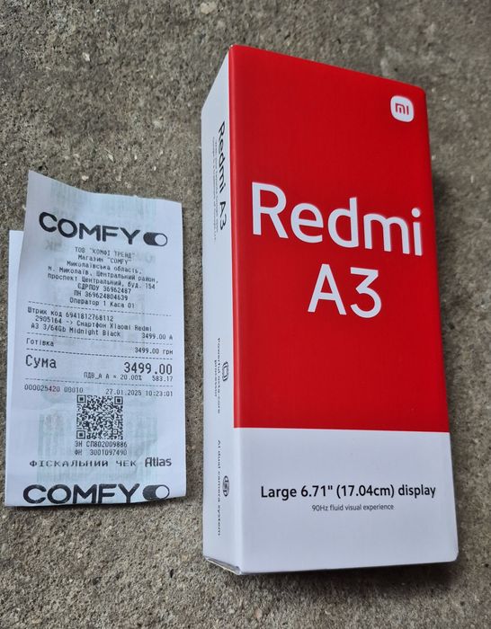 телефон Redmi A3