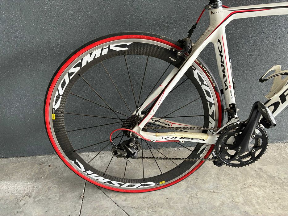 Bicicleta Orbea Orca c/ rodas Mavic e medidor de potência