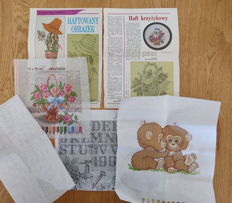 Haft haftowanie - wzory wzornik