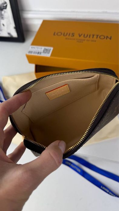 Косметичка monogram LV Louis Vuitton Шкіра