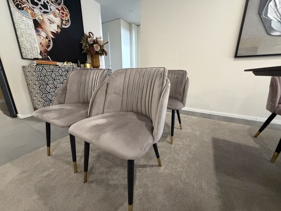 Conjunto de 4 cadeiras para mesa de jantar