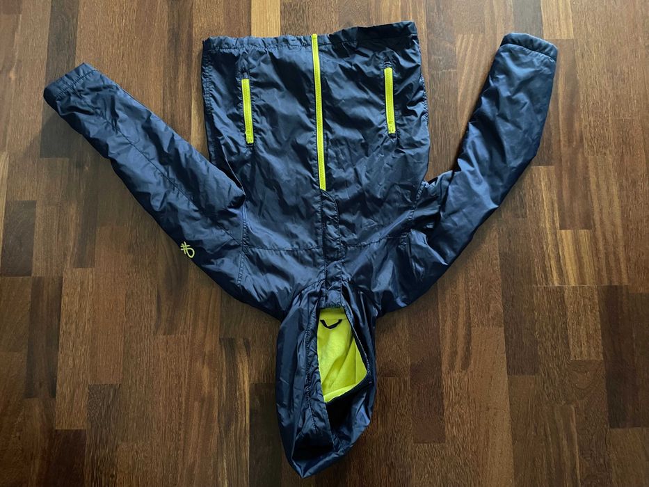 Ocieplana kurtka United Colors of Benetton długość 57 cm