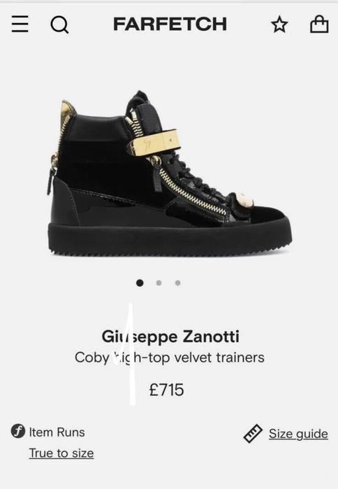 Giuseppe Zanotti shoes Кросівки Джузепе Занотті