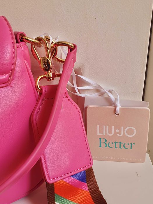 LIU JO - Misa Crossbody Lampone Rose (NEW!) so beautiful