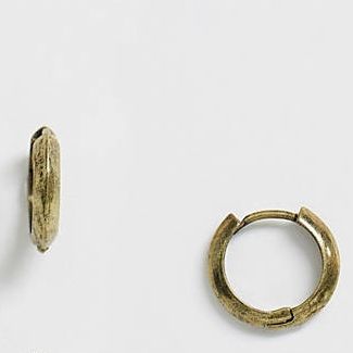 kolczyki koła w kolorze polerowanego złota 30298