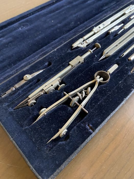 Zestaw cyrkli z lat 30 Nestler’s Praezision