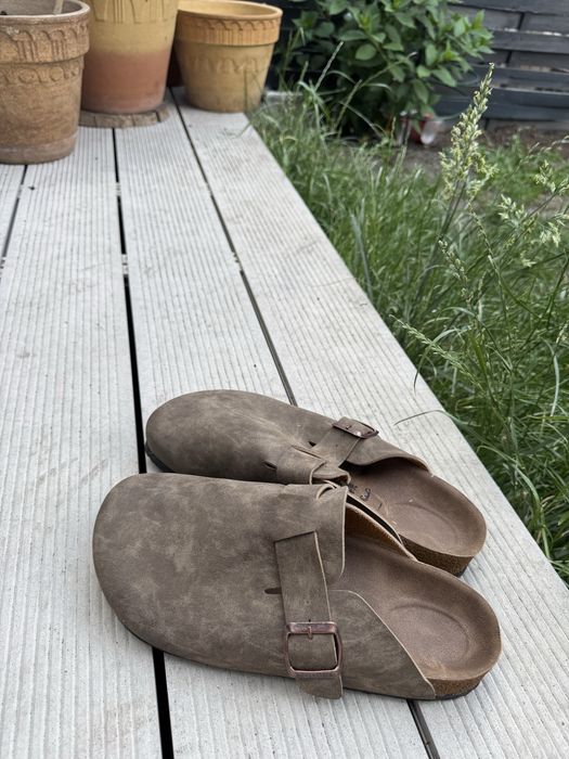 birkenstock boston klapki sandały na lato