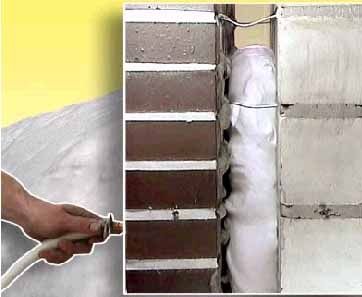 Утепление стен пеной пеноизол экоизол жидкий пенопласт піноізол