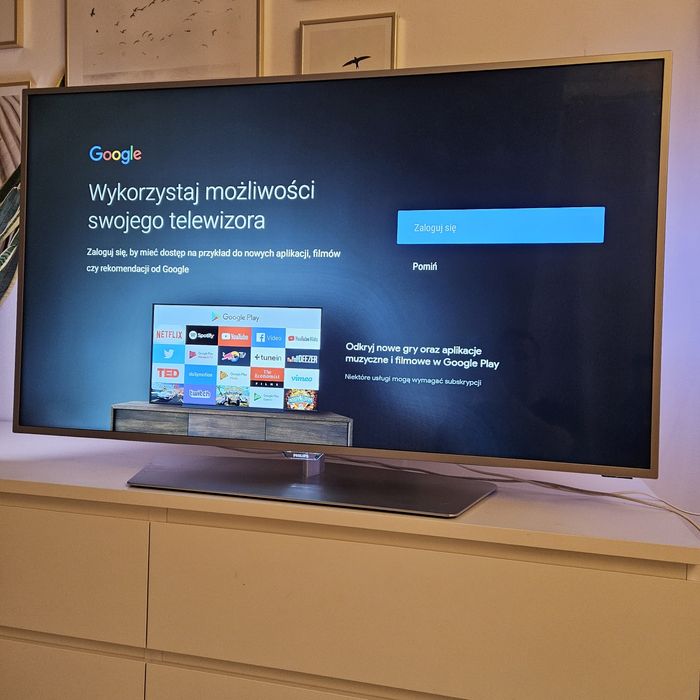 Duży Philips 50 cali android tv