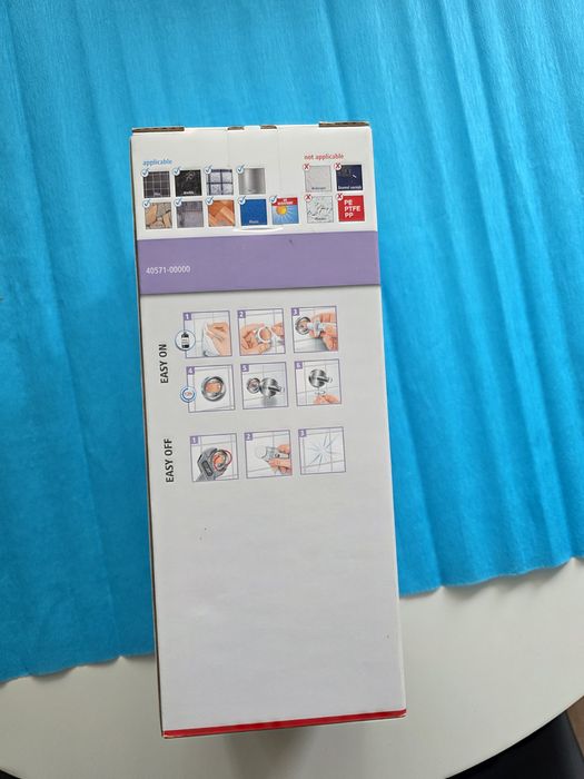 Szczotka WC TESA MOON Biała bez wiercenia