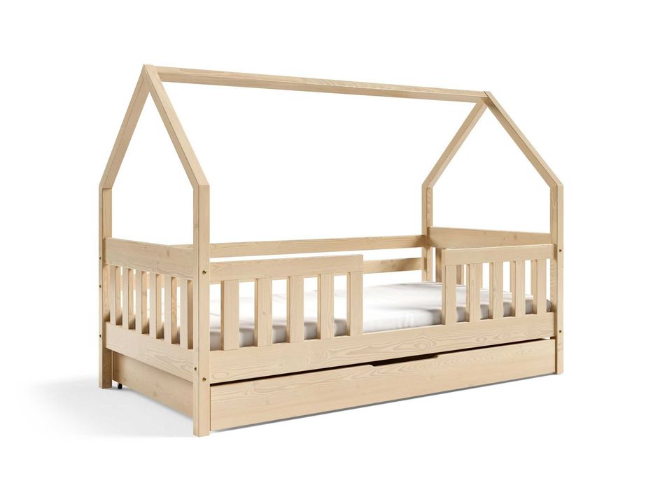 Dziecięce łóżko domek dla dzieci DYZIO z materacem piankowym! 160x80cm