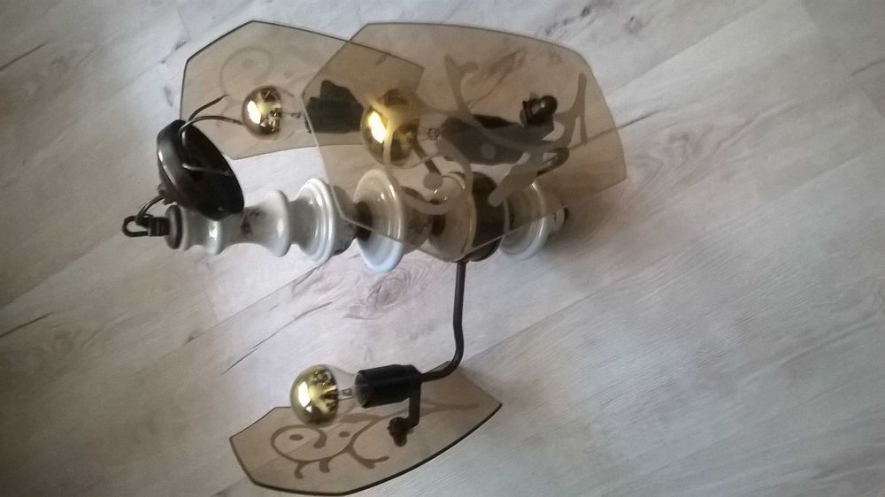 żyrandol porcelanowy