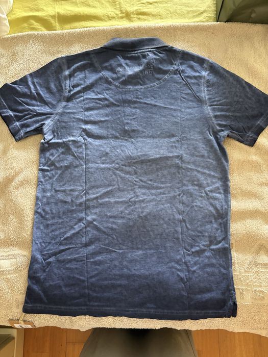 Polo de manga curta. Azul. Com etiqueta. Da Sacoor. Rapaz de 12 anos. Linda!