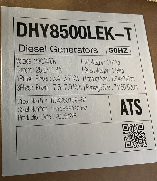 Gerador diesel hyundai