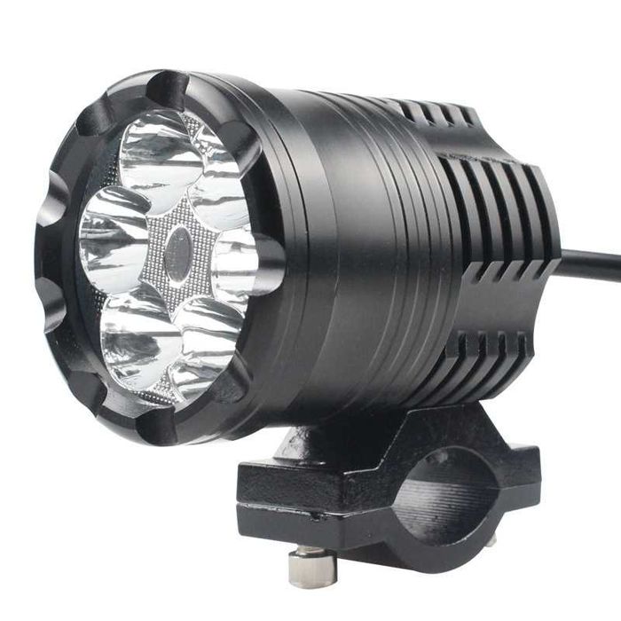 Halogeny Motocyklowe LED Aluminiowe 2x36W LED High Power Cree