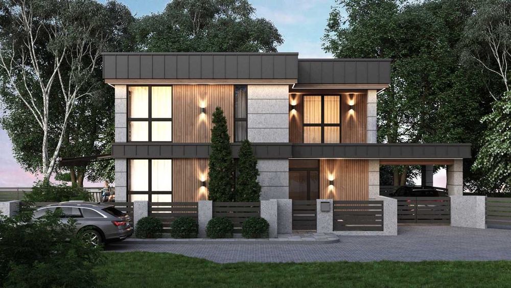 Продаж сучасного двоповерхового будинку в с. Бірки, вул. Львівська