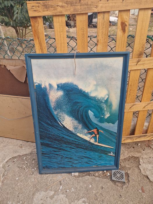 Quadro de surf azul