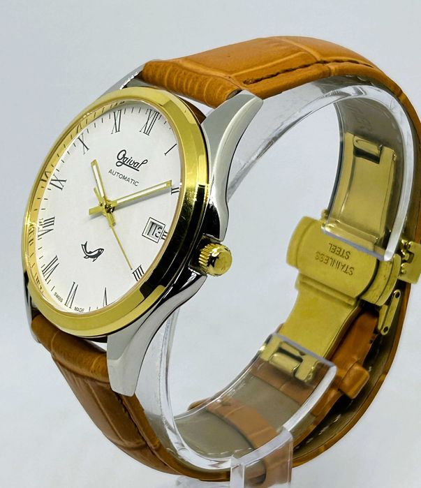 Ogival Slim Automatic Swiss Made 24G1-0845 Two Tone ETA Classic