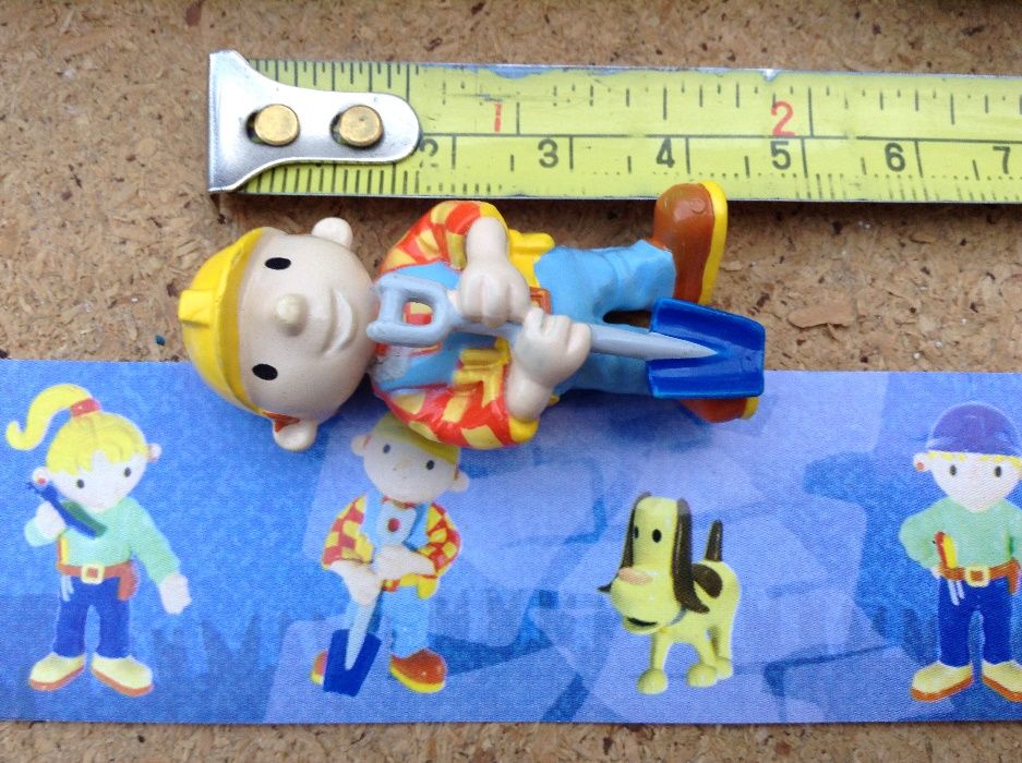 BOB o construtor bonecos 2005 -estilo ovos Kinder coleção completa TOP