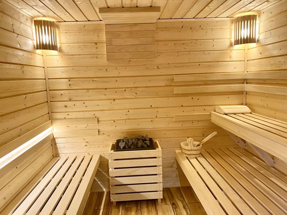 Domek Fuleda Mazury Sauna Jacuzzi Kominek