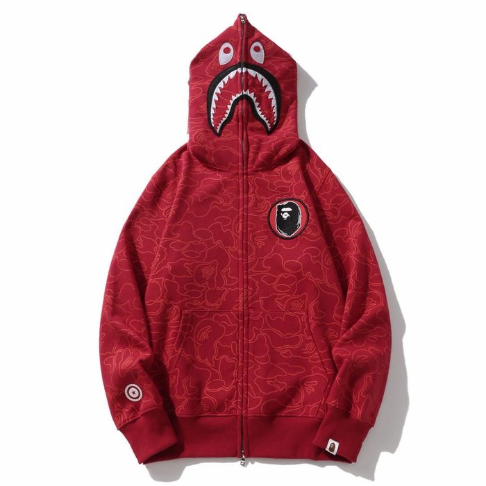 Зіп худі BAPE 30th Anniversary Line Camo Shark Hoodie/ кофта бейп акула