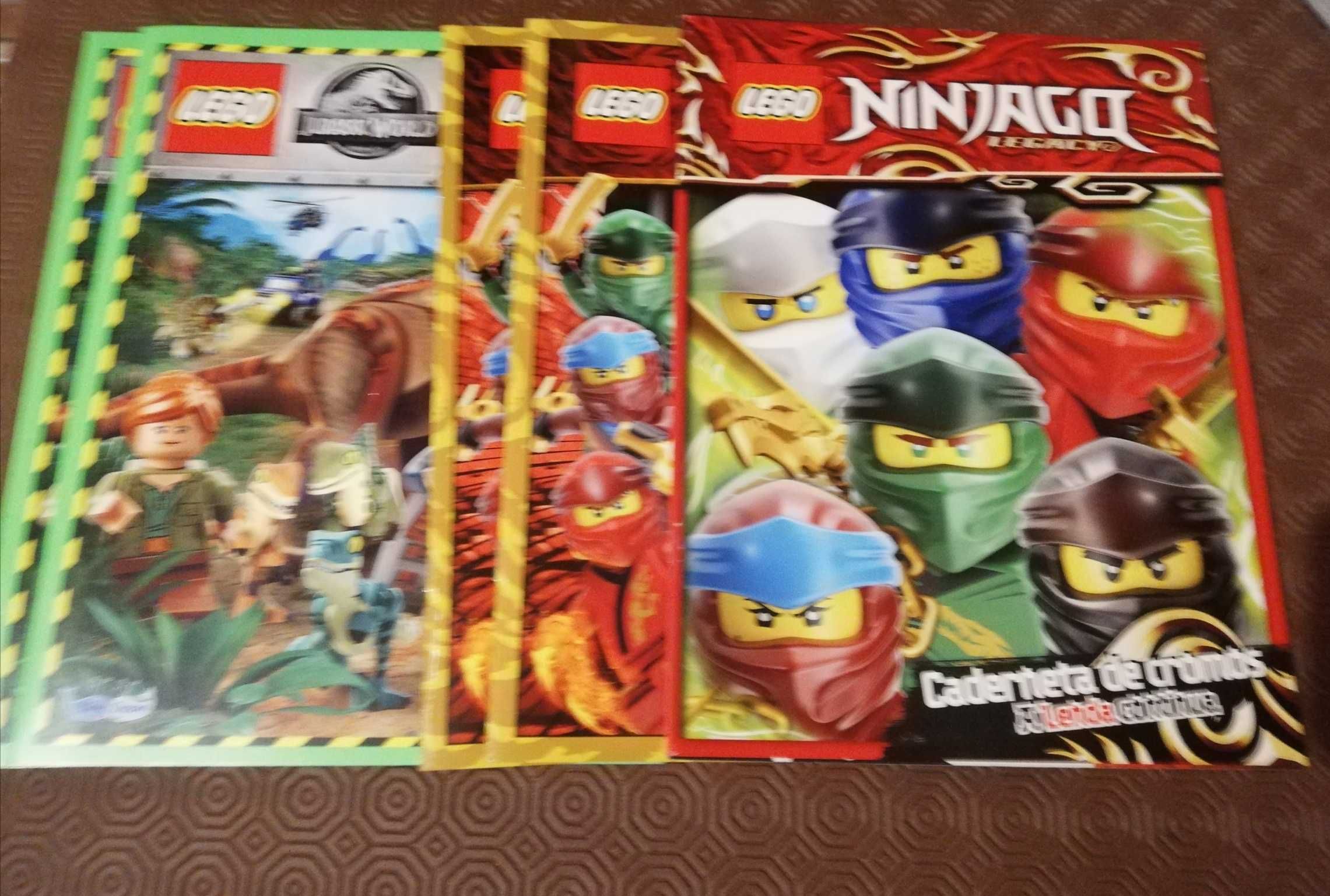LEGO NINJAGO e JURASSIC WORLD cromos e cartas Queluz E Belas