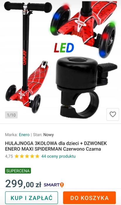Hulajnoga 3 kołowa