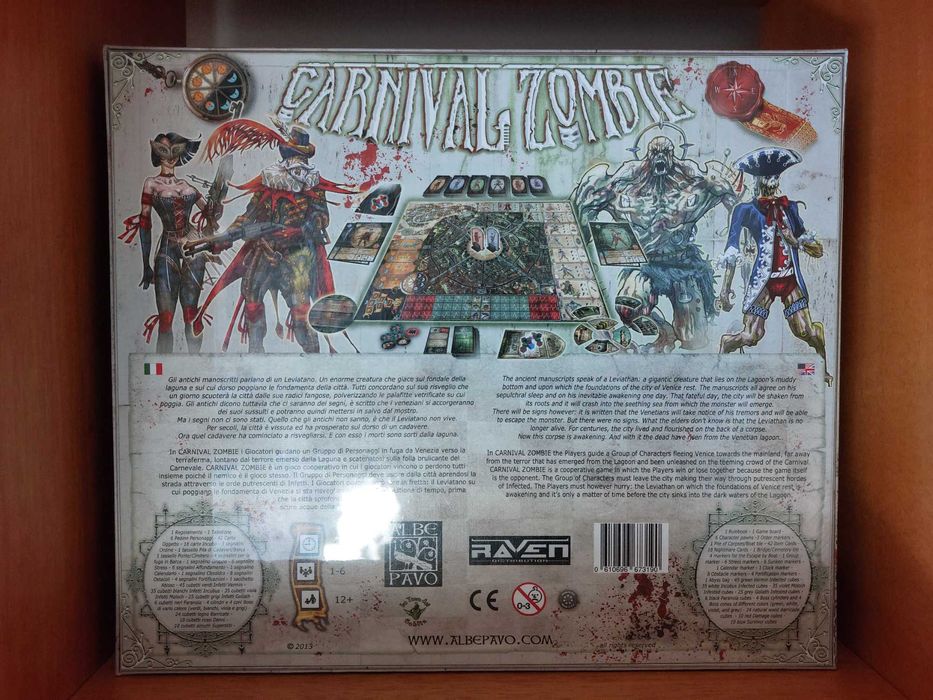 Carnival Zombie (Board Game, Jogo de Tabuleiro)
