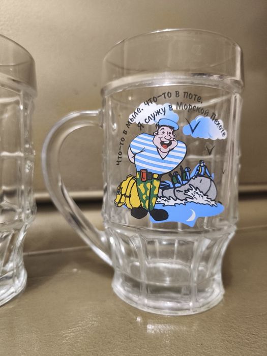 Пивні бокали.Нові.Скло