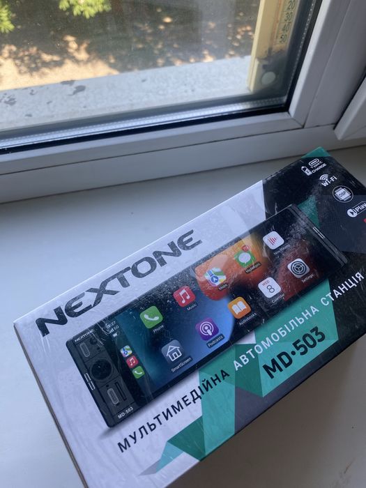 Автомагнітола 1DIN Nextone MD-503 (2/32Gb) 6.3" IPS / CarPlay / Android Auto