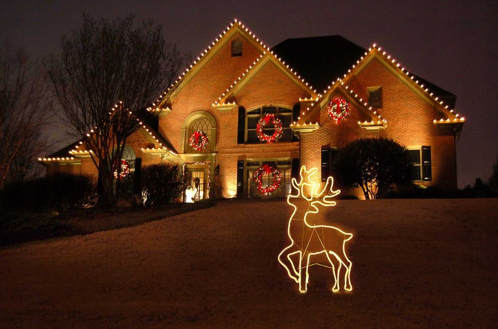 Renifer LED Neon – lampki świąteczne zewnętrzne dekoracja ogrodowa