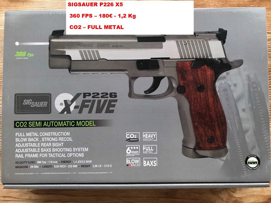 Pistola Airsoft Greengás Beretta M9 Vertec da KJW - PX4 da WE Airsoft e M92 WELL Preço Imbatível