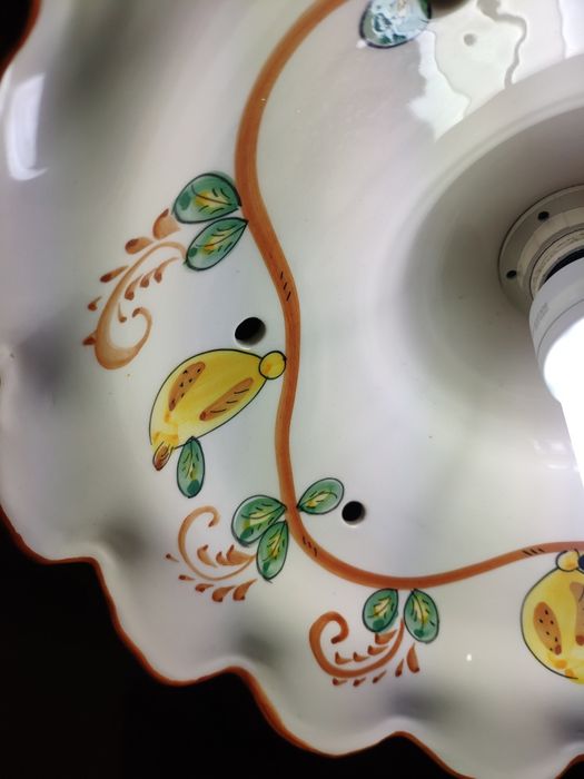 2 Hand-painted Ceiling Lamps64730231098115124