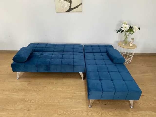 Sofá azul novo - envio gratis