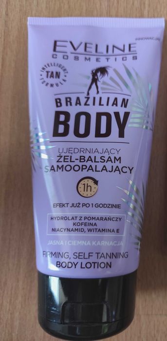 eveline cosmetics zestaw: shot serum 2% brazilan body balsam+ krople