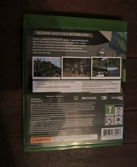 Gra Mincraft Xbox one