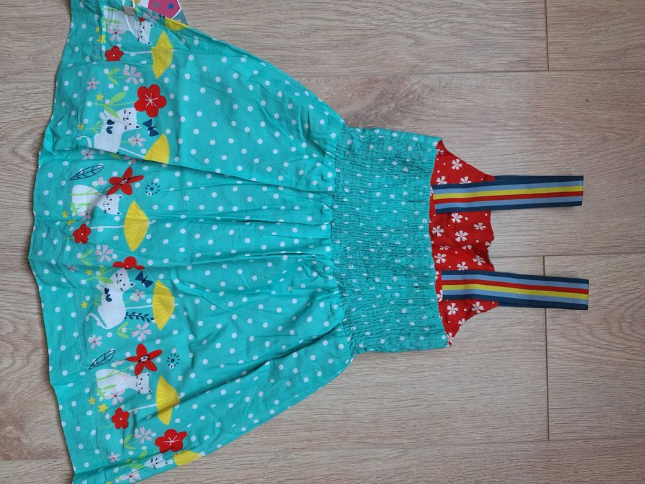 Sukienka dwustronna FRUGI r. 98/104 (3-4 lata) - NOWA