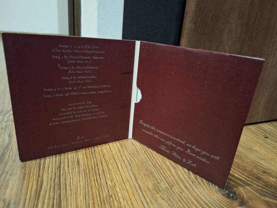 LOW Christmas Cd Alan Sparhawk