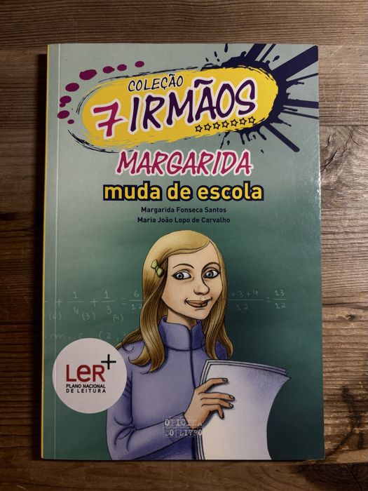 Coleção 7 irmãos, livro “Margarida muda de escola”