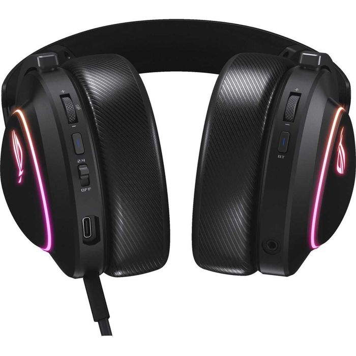 Навушники з мікрофоном ASUS ROG Delta II Black (90YH03W0-BHUA00) | Ігрова гарнітура ПРЕМІУМ