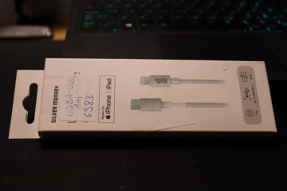 Kabel Silver Monkey Kabel USB-A na USB-C 1 m (6983)