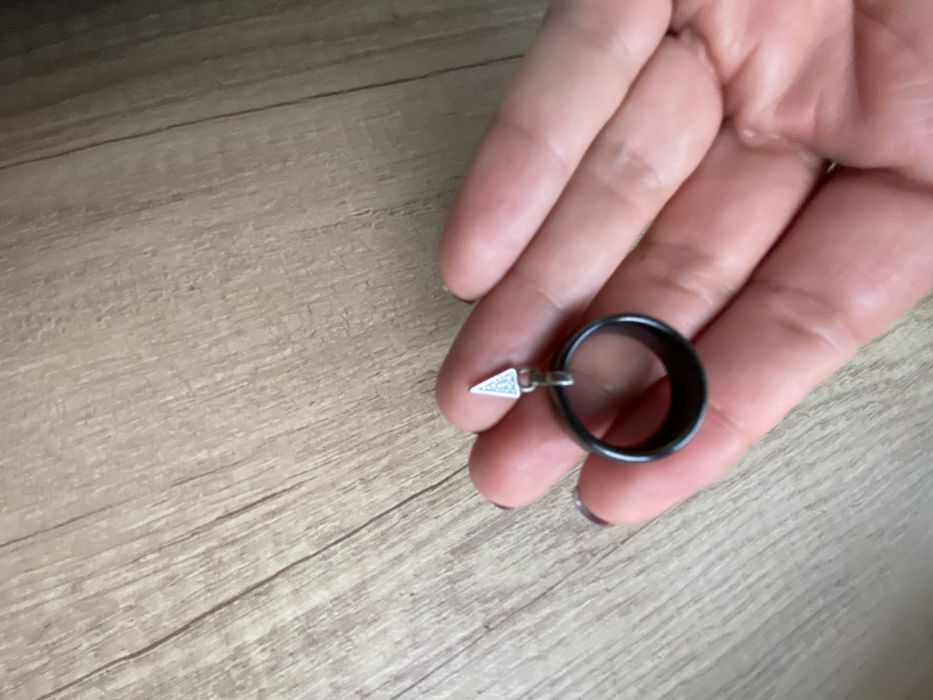 Pierścionek obrączka ceramika