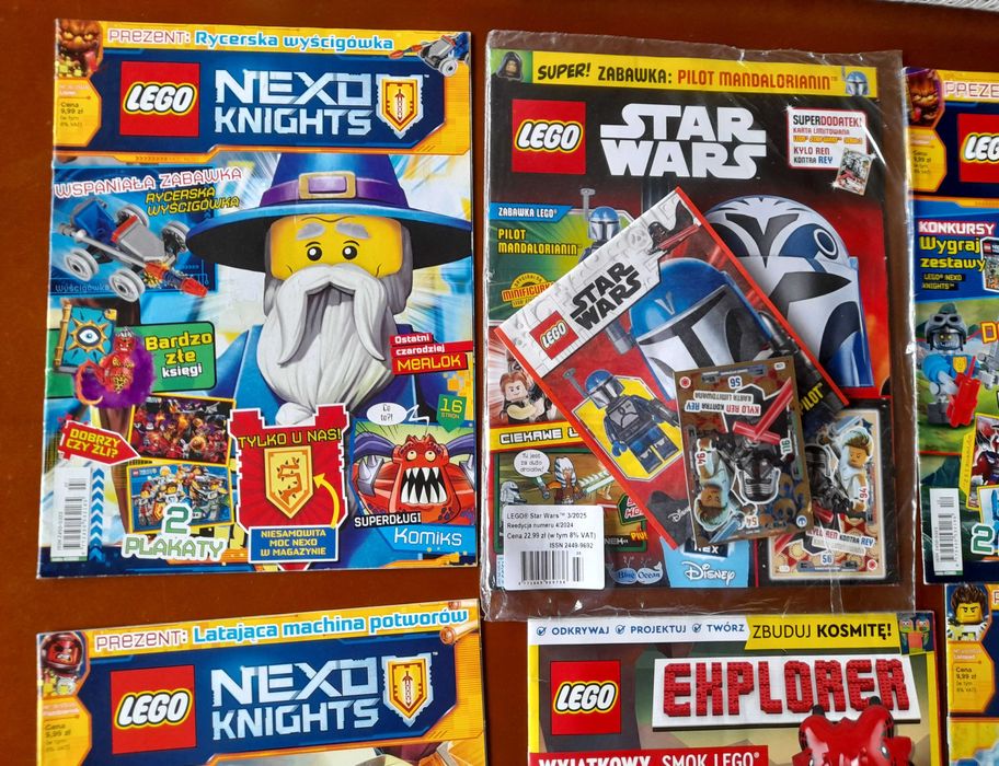 Magazyny Lego Nexo,  Chima, Explorer
