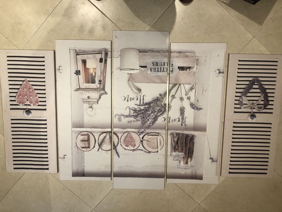 Quadro em 5 peças arte de parede