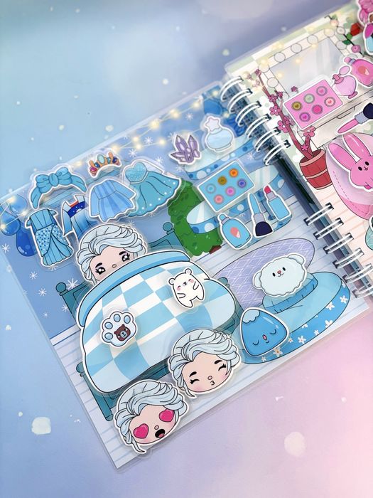 Ельза та Анна Тока Бока на липучках альбом книжка