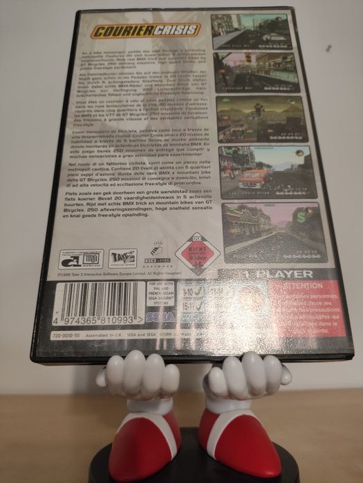 Courier Crisis Sega Saturn Completo Raro