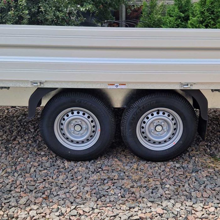 Двовісний німецький причіп 4,1*2,1 м. 3000 кг. HUMBAUR. Вартість з ПДВ